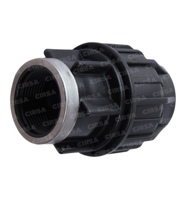 ADAPTADOR HDPE COMPRESIÓN R/HEMBRA PN-16
