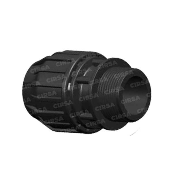 ADAPTADOR HDPE COMPRESIÓN R/MACHO PN-16