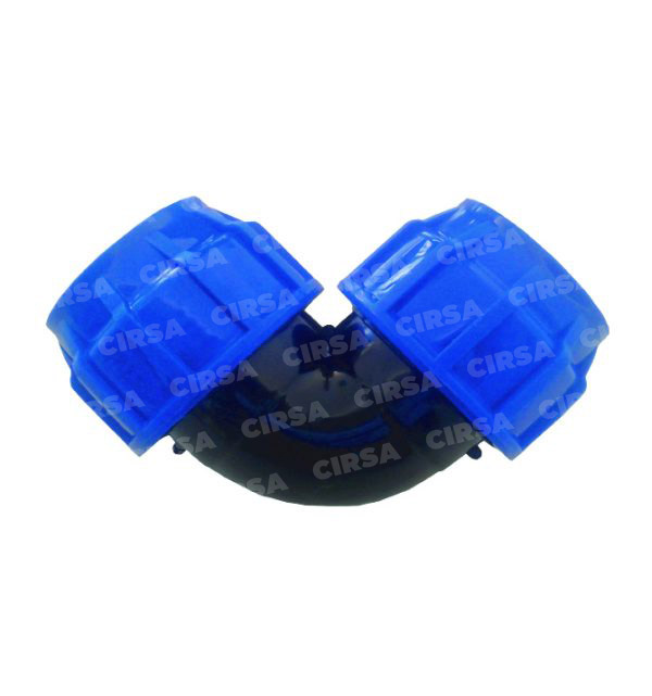 CODO HDPE COMPRESIÓN MANGUERA – MANGUERA PN-10