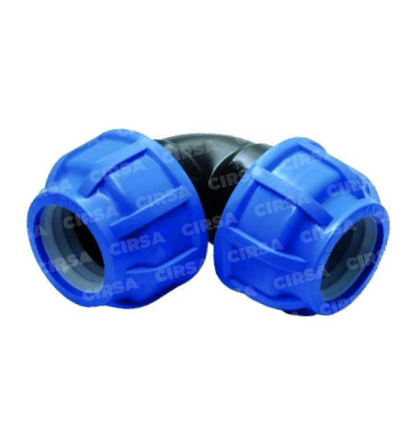 CODO HDPE COMPRESIÓN MANGUERA – MANGUERA PN-16