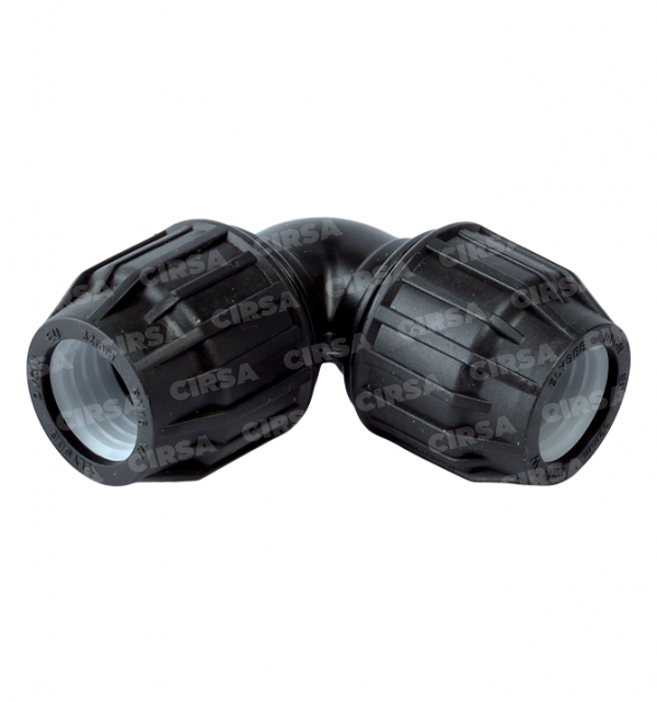 CODO HDPE COMPRESIÓN MANGUERA – MANGUERA PN-16