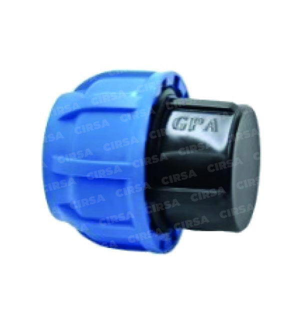 TAPÓN HDPE COMPRESIÓN MANGUERA PN-16