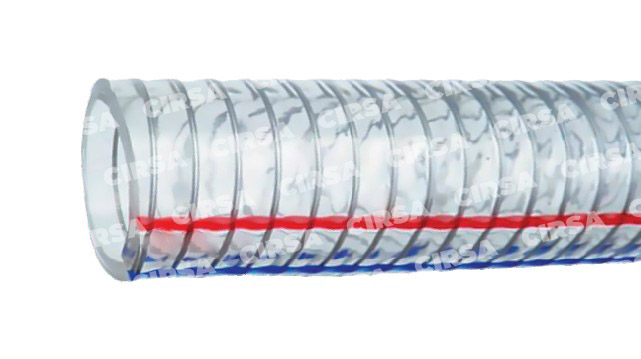 MANGUERA DE PVC SUCCION CON INSERCION DE ALAMBRE - NO TOXICA, mangueras pvc